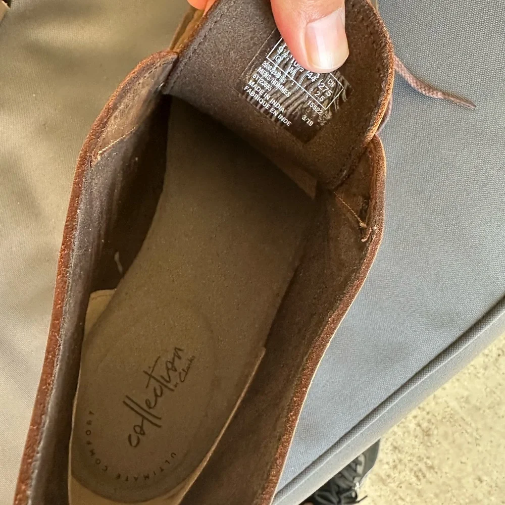 Clarks Brown Leather Chukka Boots
